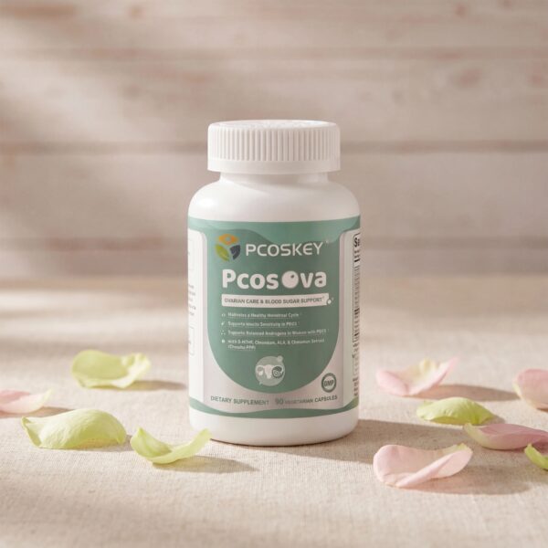 PCOSKEY® PCOSOVA for women – Anti-Androgen Formula - 90 Vegan capsules