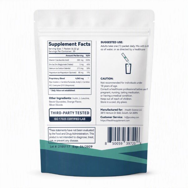 PCOSKEY®FertiliMax- Couple’s Preconception Nutritional Add-On-30 packets